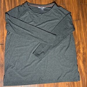 Free Fly Apparel Dark Gray Long Sleeve Tee